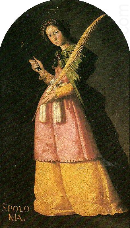 Francisco de Zurbaran st, apolonia china oil painting image